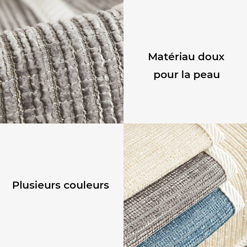 Housse de canapé imperméable et antimicrobienne en tissu chenille anti-rayures