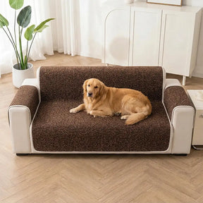 Housse fauteuil de canapé inclinable en jacquard chenille anti-rayures et antidérapante - Chic