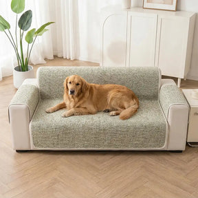 Housse fauteuil de canapé inclinable en jacquard chenille anti-rayures et antidérapante - Chic