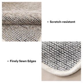 Housse fauteuil de canapé inclinable en jacquard chenille anti-rayures et antidérapante - Chic