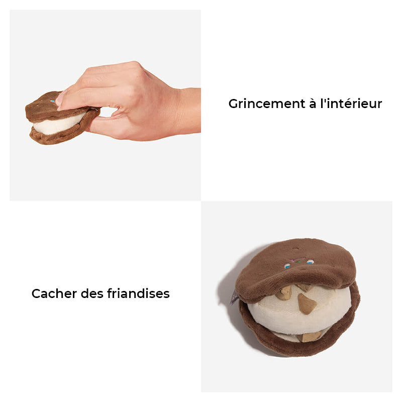 Jouet en peluche grinçant pour chien - Boulangerie