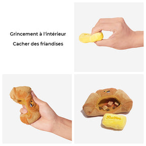 Jouet en peluche grinçant pour chien - Boulangerie