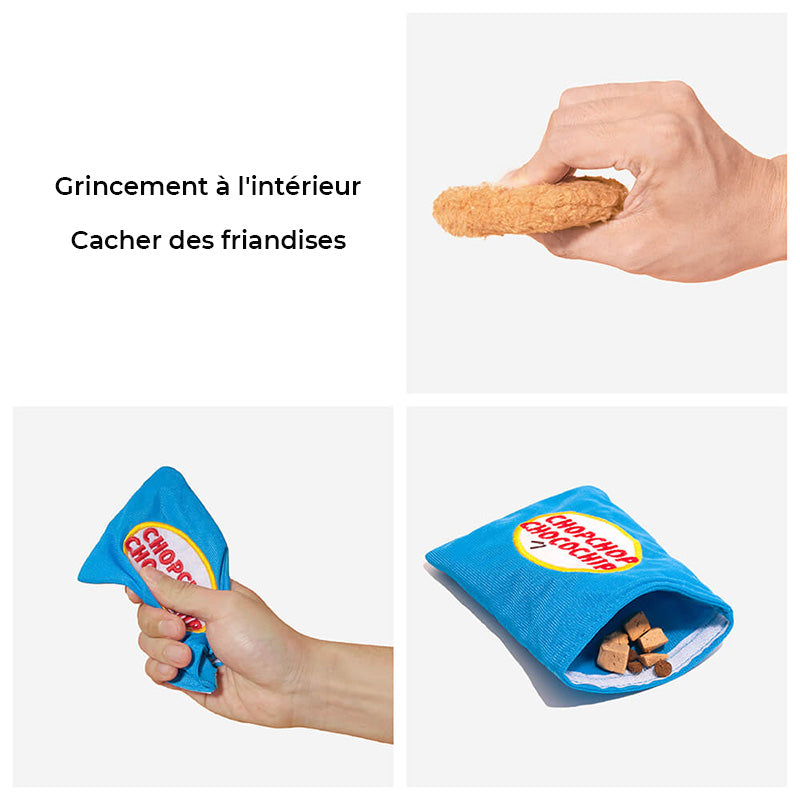 Jouet en peluche grinçant pour chien - Boulangerie