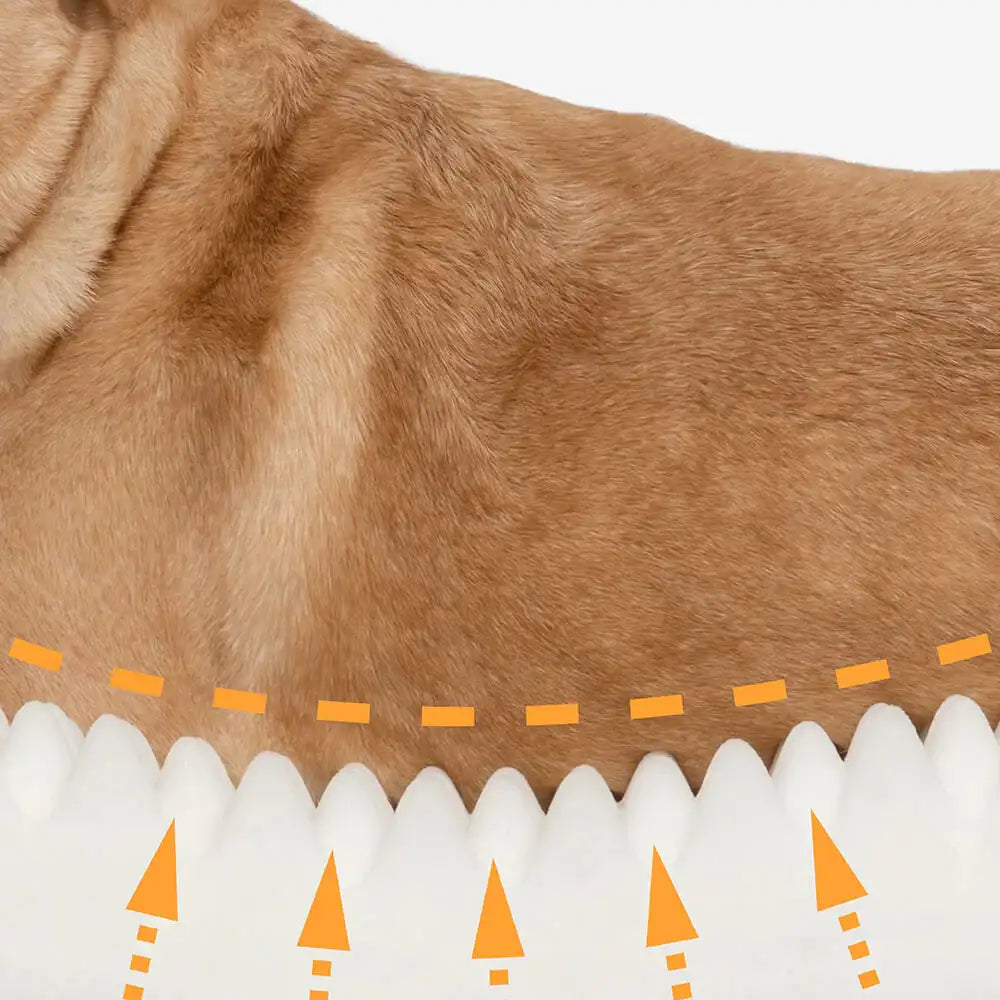 Lit pour chien grand en peluche imperméable de forme L