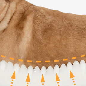 Lit pour chien grand en peluche imperméable de forme L