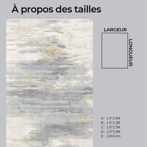 Tapis Simple Abstrait pour Salon