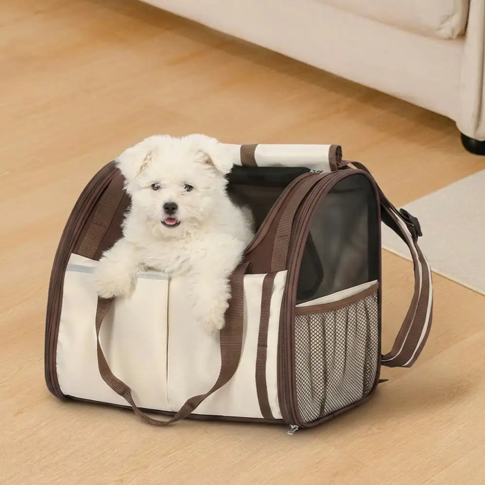 Sac à dos pour animaux de compagnie pliable, respirant et de grande capacité pour le voyage, la sécurité et le vétérinaire.