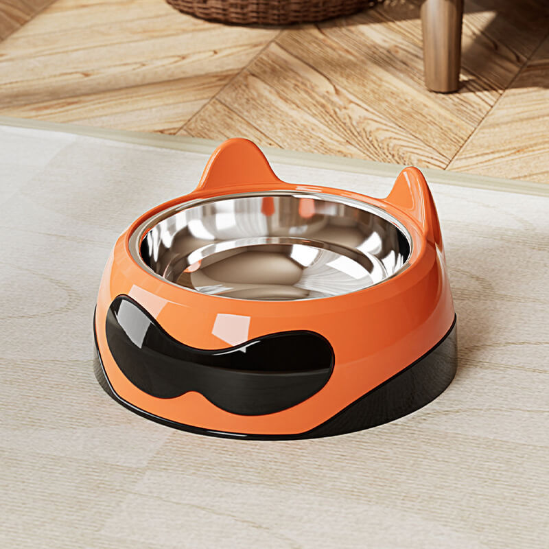 Gamelle pour animaux de compagnie grande capacité facile à nettoyer en inox