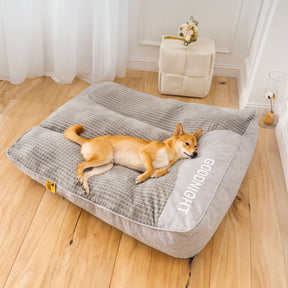 Grand coussin pour chien résistant aux rayures avec protection de la colonne vertébrale pour l'extérieur