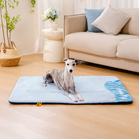 Grand Tapis Rafraichissant Chien Lavable Antidérapant pour Chiens d'Extérieur - Sieste Refroidissante