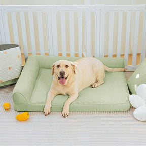 Grand lit orthopédique pour chien respirant antidérapant et à forte capacité de refroidissement