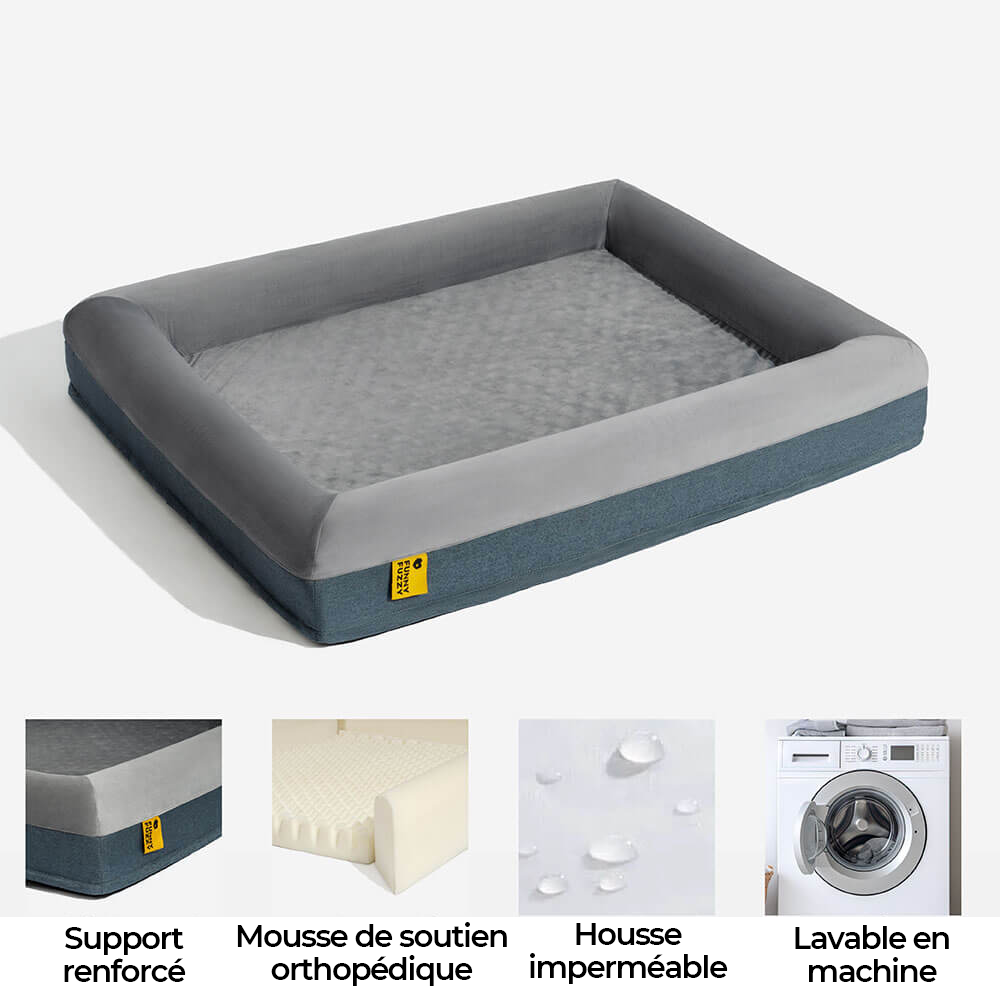 Lit Orthopédique Premium pour Chien - Sommeil Paisible et Jeu Joyeux dans le Lit à Creuser