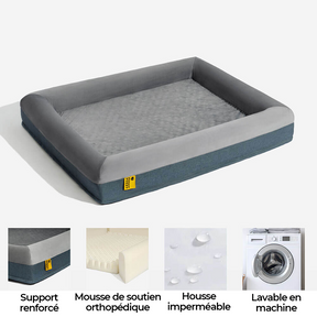 Lit Orthopédique Premium pour Chien - Sommeil Paisible et Jeu Joyeux dans le Lit à Creuser