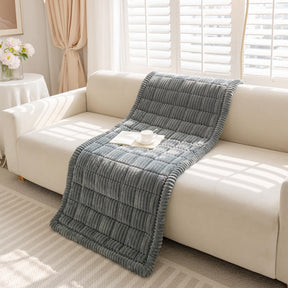 Matelas pour animaux en flanelle doux et paresseux, respirant, avec protection anti-dérapante pour canapé sectionnel.
