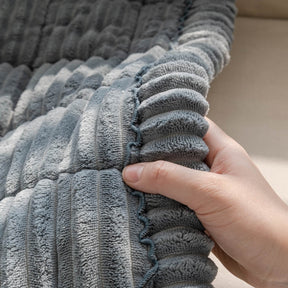 Matelas pour animaux en flanelle doux et paresseux, respirant, avec protection anti-dérapante pour canapé sectionnel.