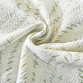 Jeté de canapé protection de canapé en soie glacée à motif de feuilles, grande couverture.