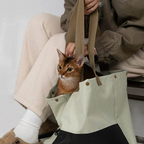 Sac de Transport Léger pour Animaux Respirant et Portable à Épaule Unique