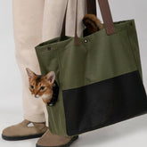 Sac de Transport Léger pour Animaux Respirant et Portable à Épaule Unique