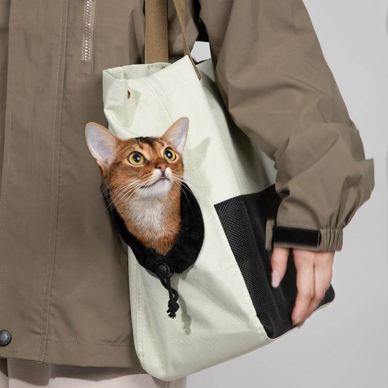 Sac de Transport Léger pour Animaux Respirant et Portable à Épaule Unique