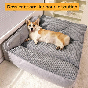 Lit-oreiller épais et lavable pour animaux convient pour toutes les saisons