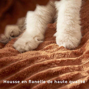 Lit pour chat semi-fermé en forme de maison