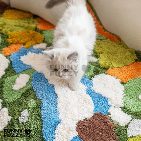 Tapis de luxe en laine tufier à la main - Tapis pour animaux