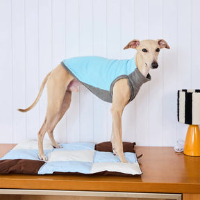 Tapis pour chien multi-usages résistant à l'eau de couleur macaron