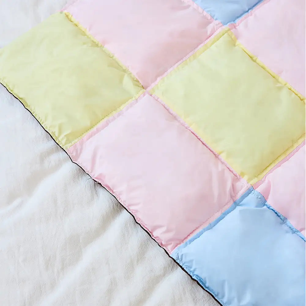 Tapis pour chien multi-usages résistant à l'eau de couleur macaron