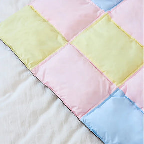 Tapis pour chien multi-usages résistant à l'eau de couleur macaron