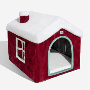 Maison de neige de Noël Grande maison pour humains et animaux