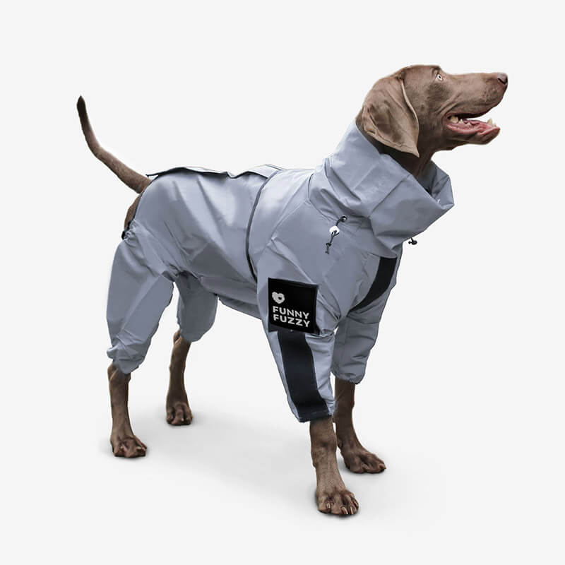 Manteau imperméable réfléchissant Manteau de pluie pour chien