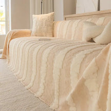 Couverture multifonctionnelle en peluche moderne, protection de sofa, housse de canapé.
