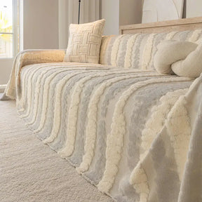 Couverture multifonctionnelle en peluche moderne, protection de sofa, housse de canapé.