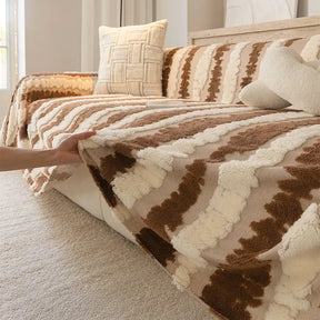 Couverture multifonctionnelle en peluche moderne, protection de sofa, housse de canapé.