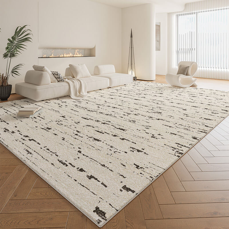 Tapis de salon moderne en fausse fourrure de cachemire