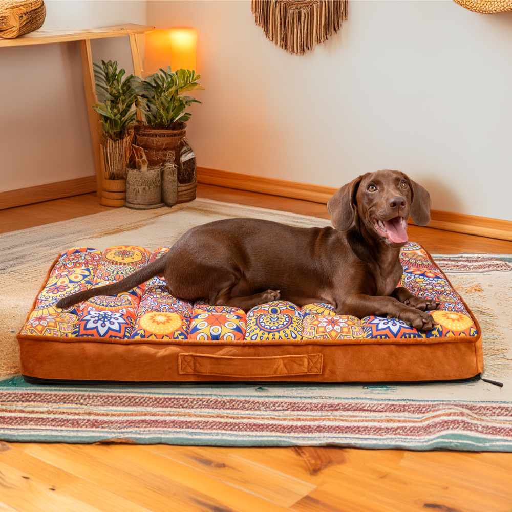 Coussin Orthopédique Confortable Épaississant Marocain pour Chien