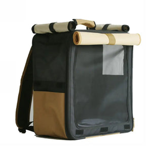 Transporteur pour animaux de compagnie à roulettes, respirant et multi-usages, sac à dos pour chat.