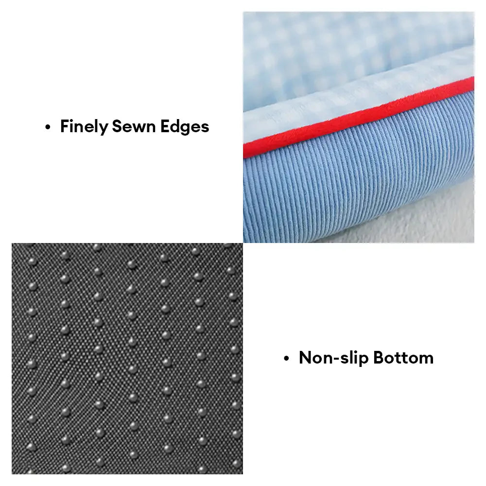 Lit pour chien semi-fermé multifonctionnel chauffant