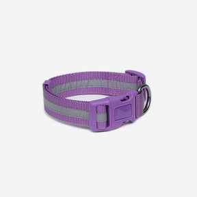 Harnais pour chien en nylon réglable réfléchissant sans tirage avec collier et laisse