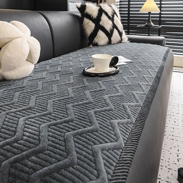 Tapis pour chien Housse de canapé en velours confortable et doux pour la peau, housse de canapé antidérapante