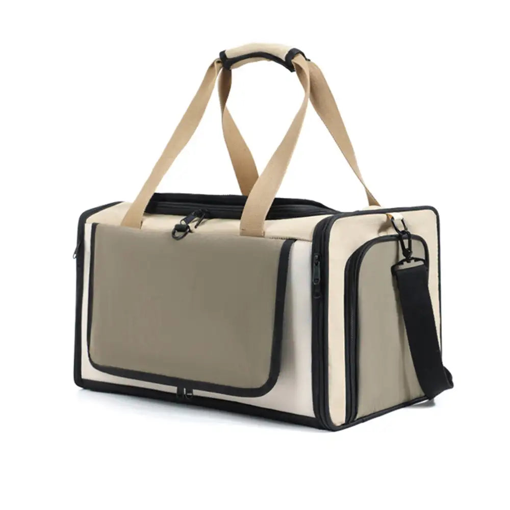 Sac de transport pour chat portable, respirant, de grande capacité et extensible Approuvé par les compagnies aériennes