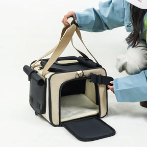 Sac de transport pour chat portable, respirant, de grande capacité et extensible Approuvé par les compagnies aériennes
