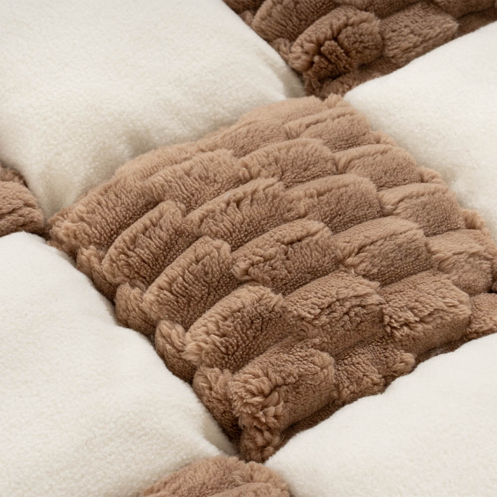 Tapis de protection confortable pour canapé à carreaux pour chien - SnugPad
