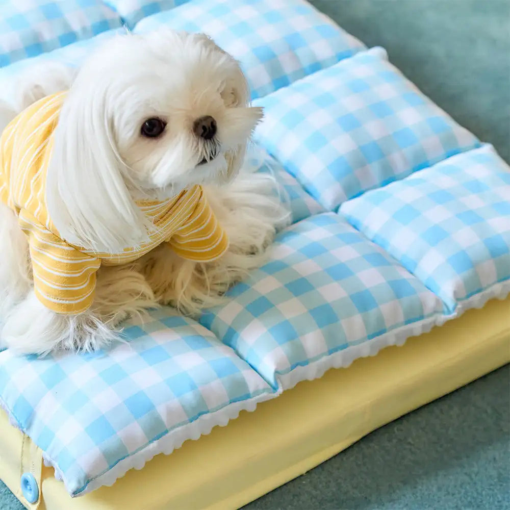 Tapis pour chien confortable, lavable, double couche, tout-en-un - Exclusivité pour animaux de compagnie.