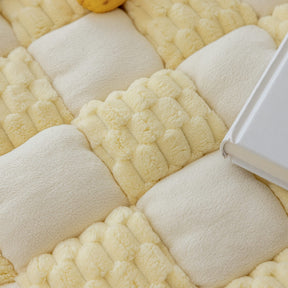 Matelas pour Chien fait Main en Velours Coloré Protecteur de Mobilier Doux Antidérapant