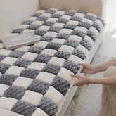 Matelas pour Chien fait Main en Velours Coloré Protecteur de Mobilier Doux Antidérapant