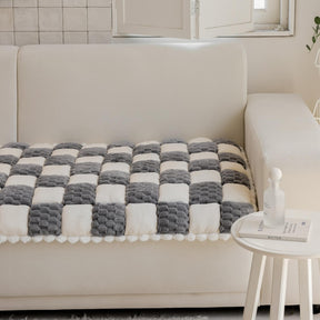 Matelas pour Chien fait Main en Velours Coloré Protecteur de Mobilier Doux Antidérapant