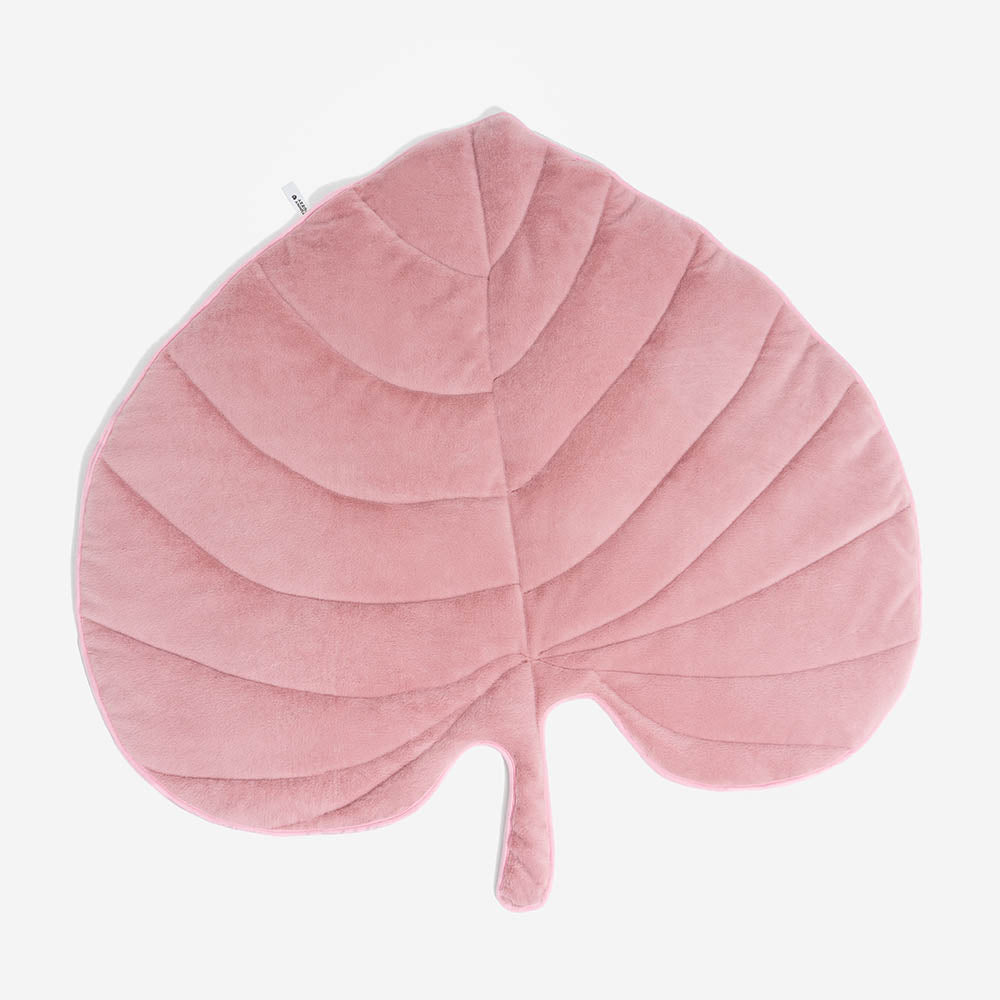 Tapis lavable en peluche en forme de feuille pour chien - The Leaf Collector