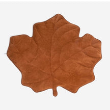 Tapis lavable en peluche en forme de feuille pour chien - The Leaf Collector