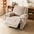 Housse de fauteuil de Canapé inclinable en peluche résistante aux rayures avec sangles élastiques